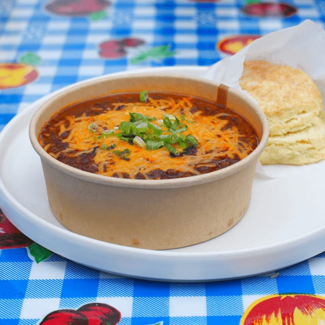 Chili Bowl and Biscuit.